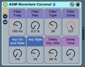 AfroDJMac - Coconut Kalimba-type Ableton Instrument Rack